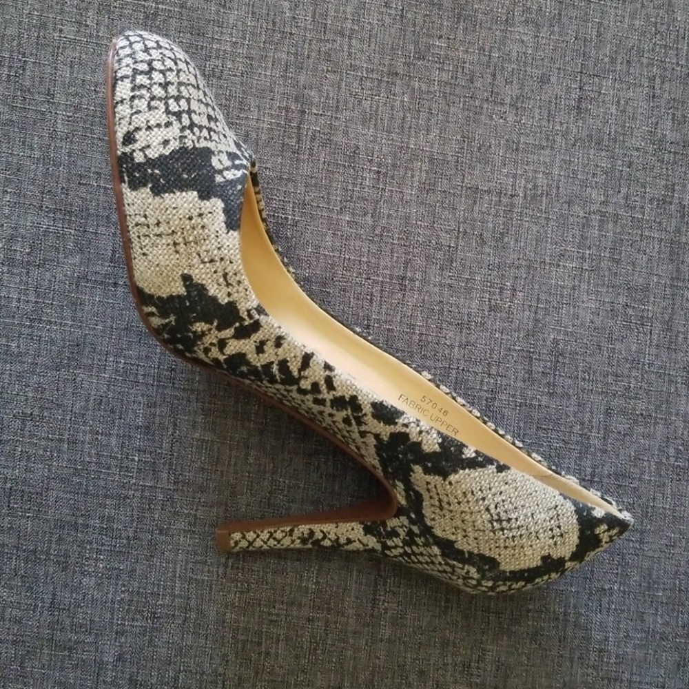JCrew Pattern Heels 3"